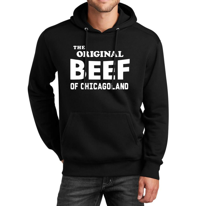 The Original Beef Of Chicagoland Unisex Hoodie by kattypelem | Artistshot