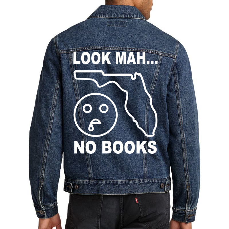 Stop The Florida Book Ban Men Denim Jacket | Artistshot