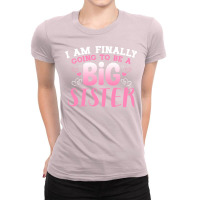 Cute Big Sister To Be Im Finally Going To Be A Big Ladies Fitted T-shirt | Artistshot