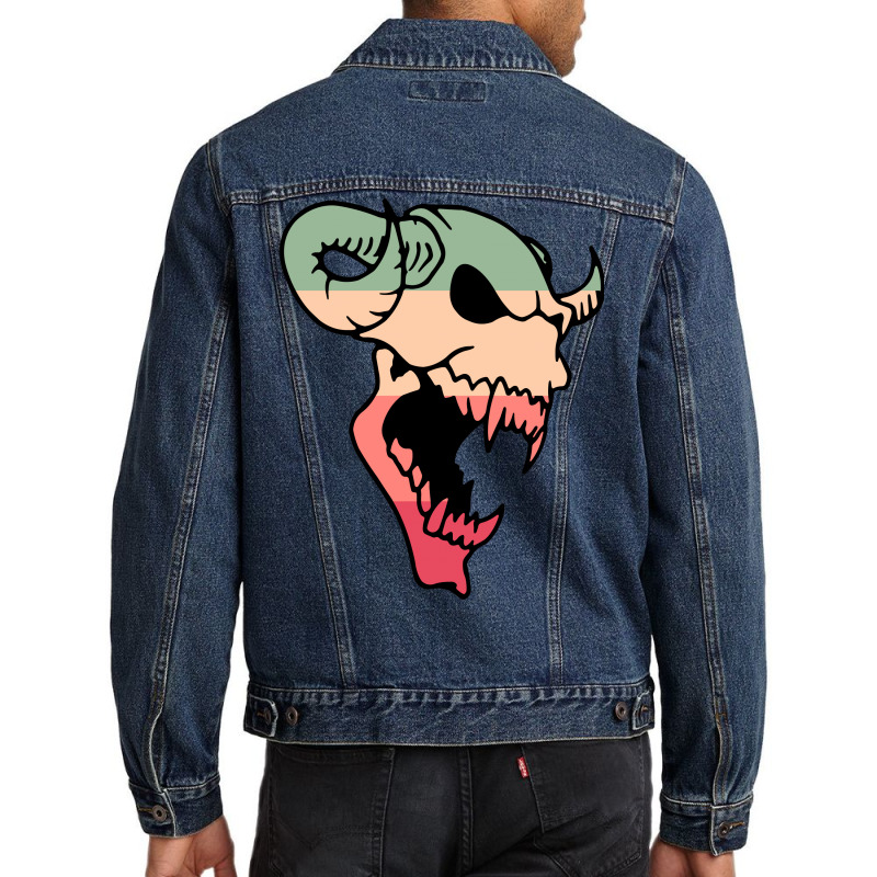 Skull Vintage Color Men Denim Jacket | Artistshot