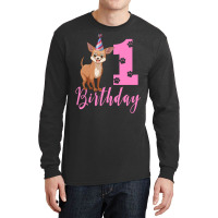 1th Birthday Chihuahua 80s Long Sleeve Shirts | Artistshot