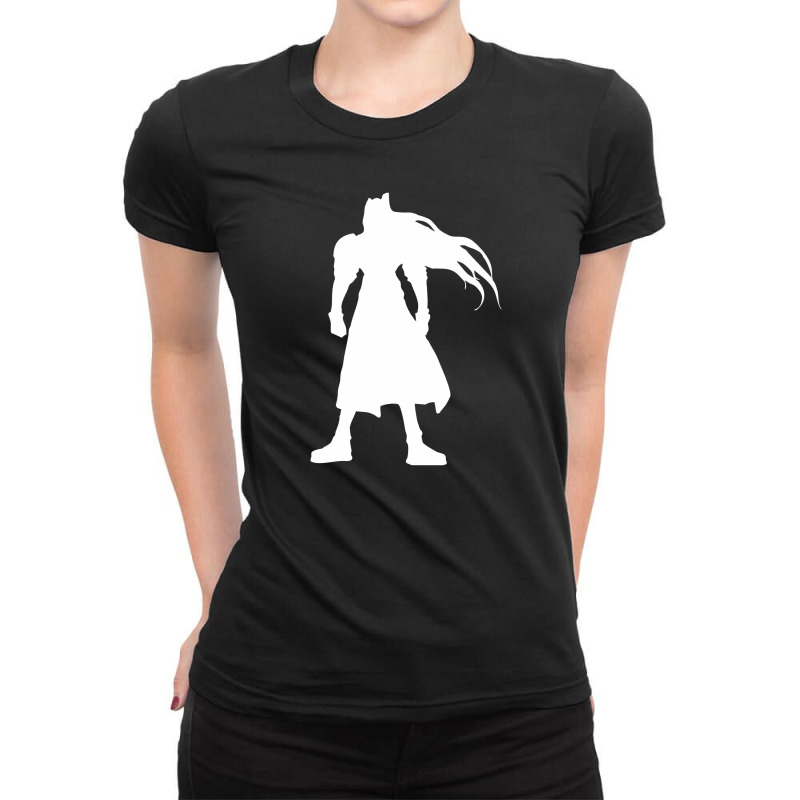 Sephiroth Ffvii Ladies Fitted T-Shirt by kattypelem | Artistshot