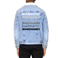 Boardgames Design For Lovers Of Playing Games Girl Unisex Sherpa-lined Denim Jacket | Artistshot