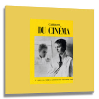 Jean Seberg Breathless Cahiers Du Cinema French Ne Metal Print Square | Artistshot