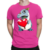 I Steal Hearts Valentines Day Trex Dinosaur T-shirt | Artistshot