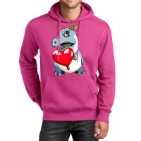 I Steal Hearts Valentines Day Trex Dinosaur Unisex Hoodie | Artistshot