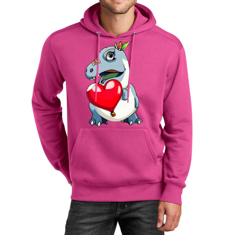 I Steal Hearts Valentines Day Trex Dinosaur Unisex Hoodie by palokalgeau | Artistshot