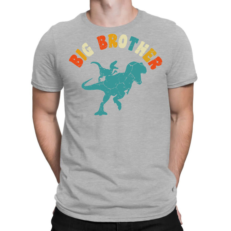 Promoted To Big Brother Dinosaur Gift Big Bro T-shirt | Artistshot