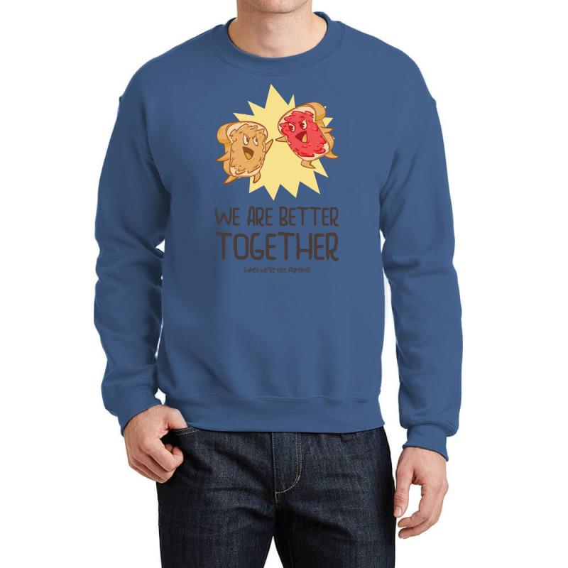 Siblings Peanut Butter Jelly Toast Big Brother Sis Crewneck Sweatshirt | Artistshot