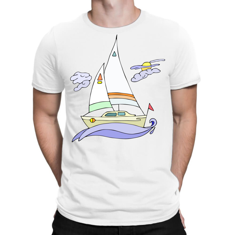 Sailboat Boy T-shirt | Artistshot