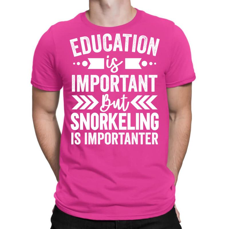 Snorkeling Is Importanter Cool T-shirt | Artistshot