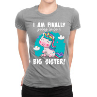 Im Finally Going To Be A Big Sister Announcement 2 Ladies Fitted T-shirt | Artistshot