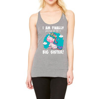 Im Finally Going To Be A Big Sister Announcement 2 Racerback Tank | Artistshot