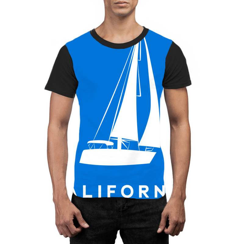 Sailing Boat California Travel Graphic T-shirt | Artistshot