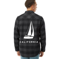 Sailing Boat California Travel Flannel Shirt | Artistshot