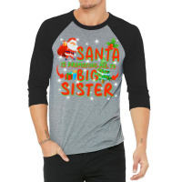 Promoted To Big Sister Christmas 3/4 Sleeve Shirt | Artistshot