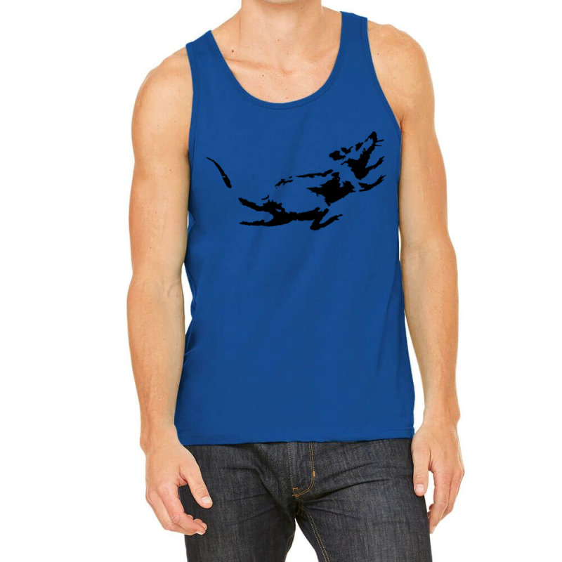 Banksy Rat Running In A Clock Tank Top by embarigosineg | Artistshot