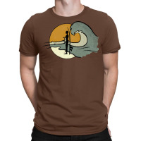 Sea Surf Big Front Print Nature T-shirt | Artistshot