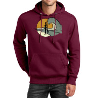 Sea Surf Big Front Print Nature Unisex Hoodie | Artistshot