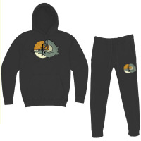 Sea Surf Big Front Print Nature Hoodie & Jogger Set | Artistshot