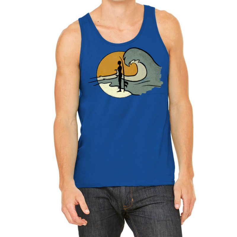 Sea Surf Front And Back Print Stars Tank Top by blumenrubanq | Artistshot