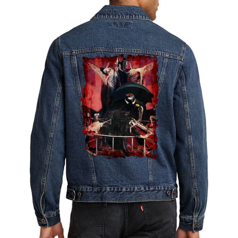 Francis Bacon Painting Horror Art Lover Figure Man Men Denim Jacket by sidanmishriu | Artistshot