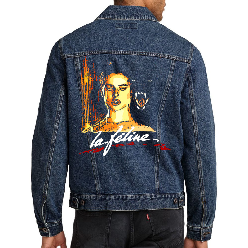 Cat People Men Denim Jacket by louineegilp | Artistshot