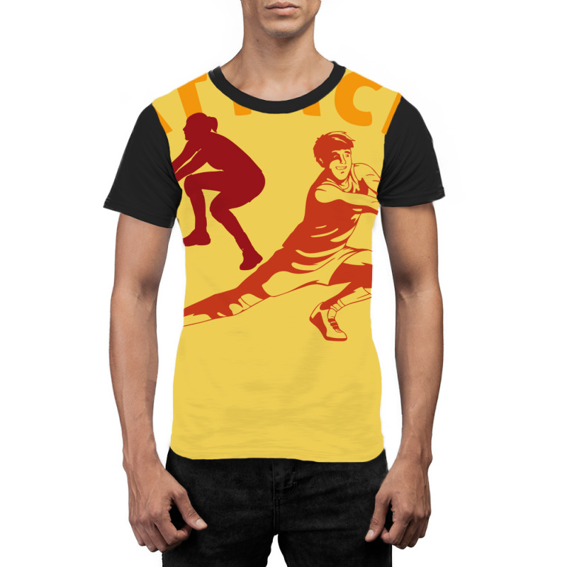 Volleyball Attack 5 Stars Graphic T-shirt by jivenmeradf | Artistshot