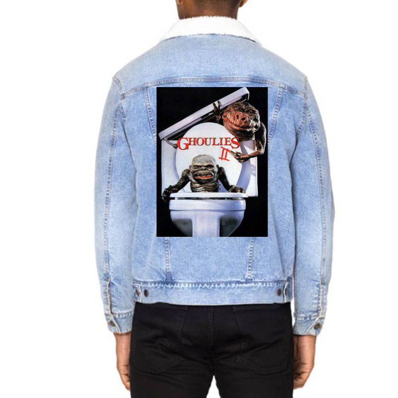 Ghoulies 2 Unisex Sherpa-Lined Denim Jacket by hafeesoesoeq | Artistshot