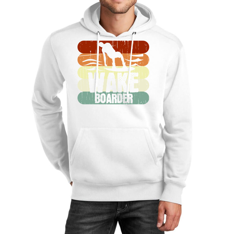 Vintage Wakeboarding Wakeboarder Wake Hipster Unisex Hoodie | Artistshot