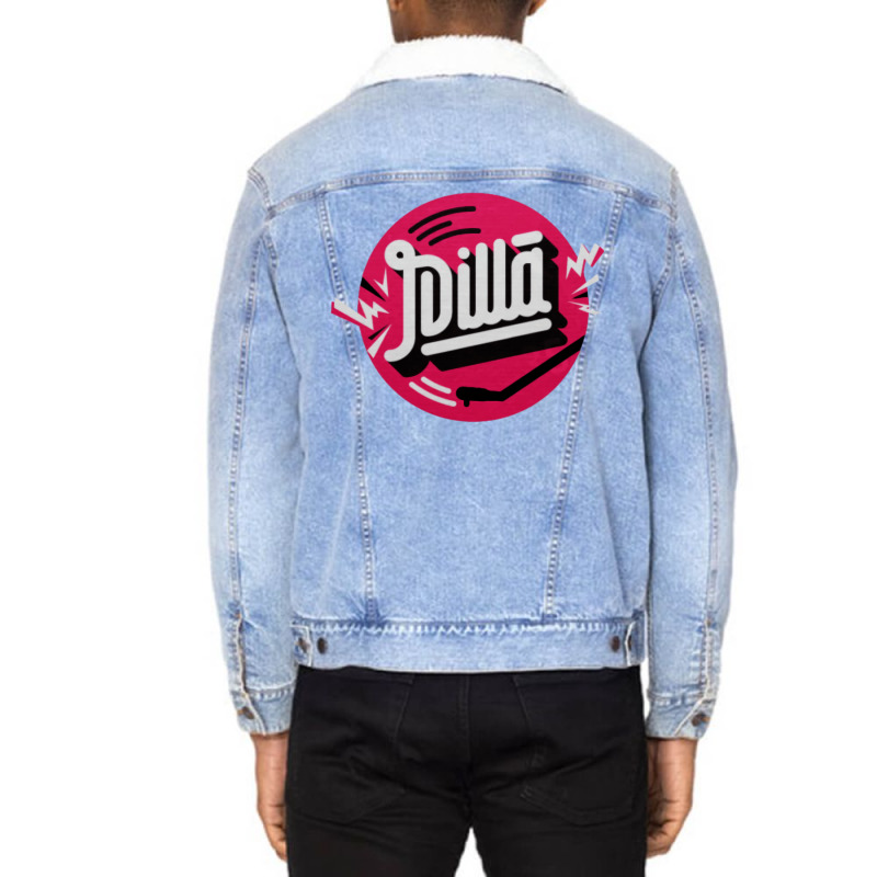 J Dilla Vinyl Unisex Sherpa-Lined Denim Jacket by embarigosineg | Artistshot