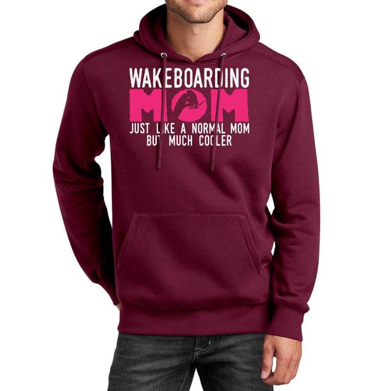 Wakeboarding Mom Joke Wakeboarder Mother Yellow Unisex Hoodie | Artistshot