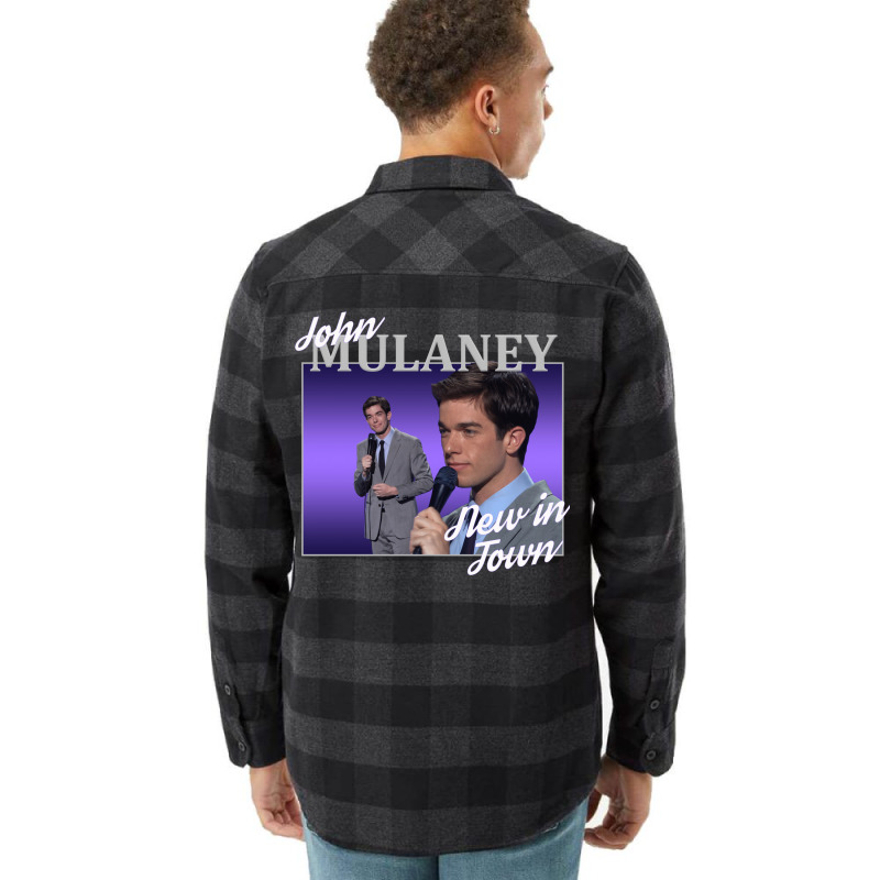 John Mulaney Homage Flannel Shirt by embarigosineg | Artistshot