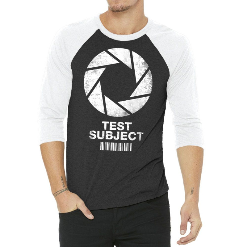 I Was A Test Subject 3/4 Sleeve Shirt by znaidiativot | Artistshot