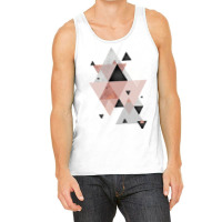 Geometric Compilation In Rose Gold And Blush Pink Tank Top | Artistshot