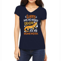 Bearded Dragon Back To School Student Tumblr Women's V-neck T-shirt | Artistshot