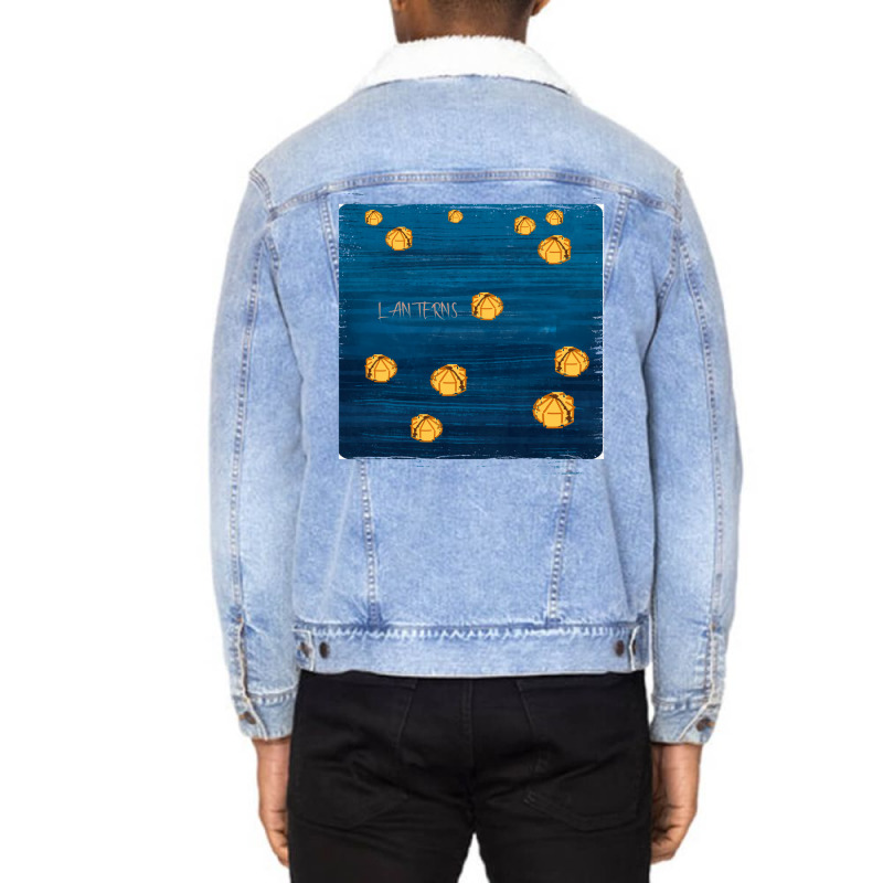 Harvest Festival Hipster Unisex Sherpa-lined Denim Jacket | Artistshot