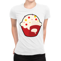 Cupcake Baking Bite Nostalgia Ladies Fitted T-shirt | Artistshot