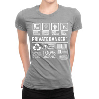 Private Banker T  Multitasking Certified Job Gift Ladies Fitted T-shirt | Artistshot