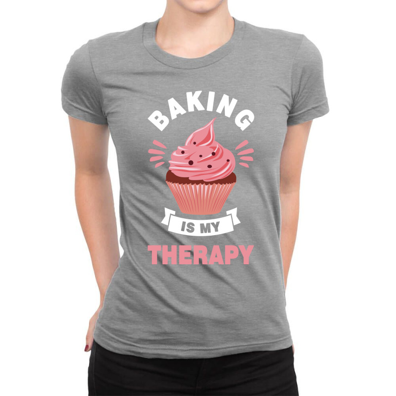 Cake Muffin Baking Travel Ladies Fitted T-Shirt by davazidressc | Artistshot