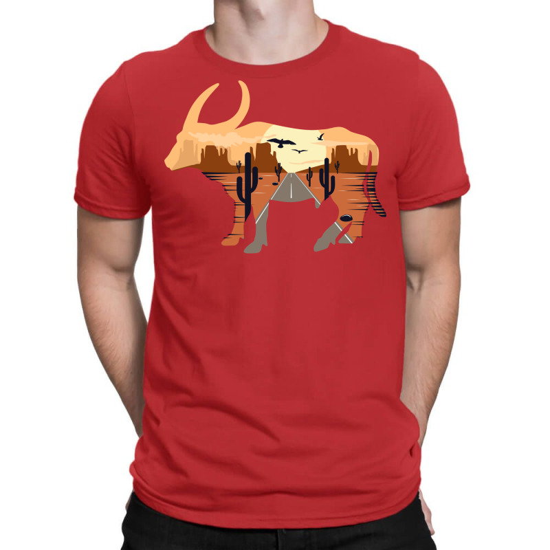 Buffalo Animal Dessert Girl 80s T-Shirt by blumenrubanq | Artistshot