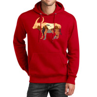 Buffalo Animal Dessert Girl 80s Unisex Hoodie | Artistshot