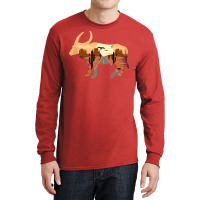 Buffalo Animal Dessert Girl 80s Long Sleeve Shirts | Artistshot