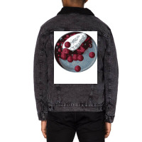 Delicious Dessert Sweets Delicious Food Appetizing Unisex Sherpa-lined Denim Jacket | Artistshot