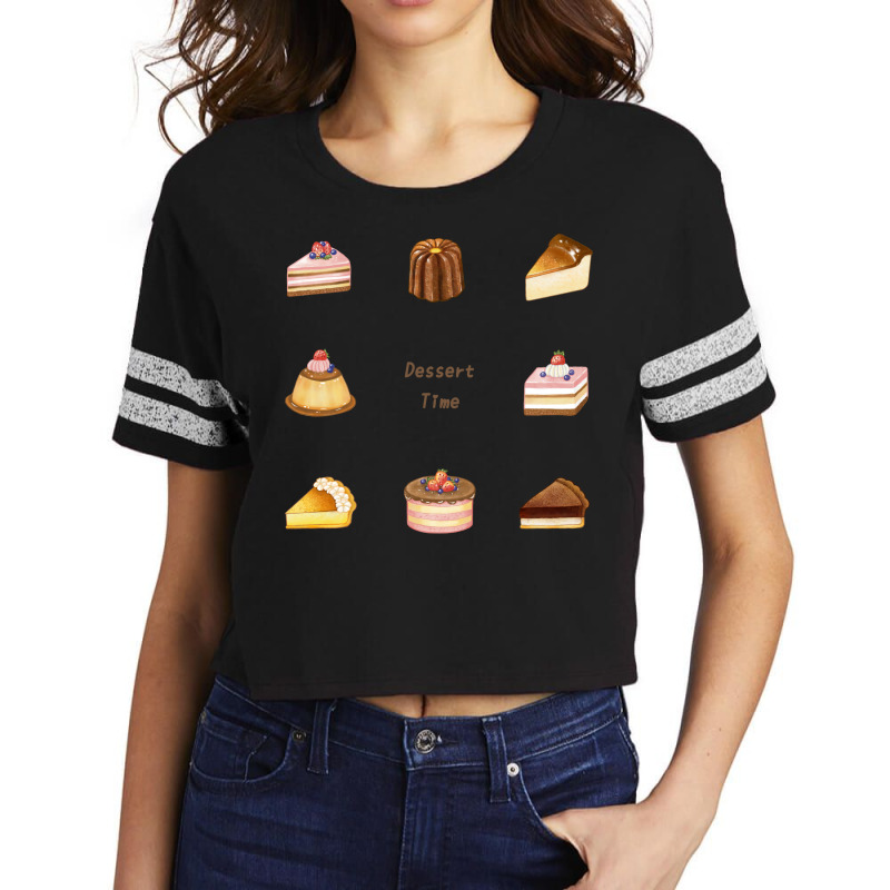 Dessert Time Travel Scorecard Crop Tee by opobiluhtlaw | Artistshot