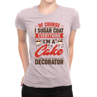 Baking Sugar Cake Baker Cupcake Muffin Cool Ladies Fitted T-shirt | Artistshot