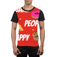 I Bake People Happy Baking Baker Aesthetic Graphic T-shirt | Artistshot