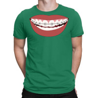 Smile With Braces Stars T-shirt | Artistshot