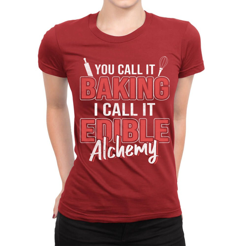 Baking Edible Alchemy Nature Ladies Fitted T-Shirt by gkinosjhancai | Artistshot