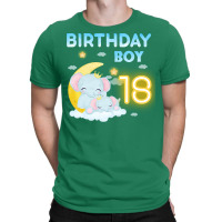 Cute Elephant 18th Birthday Boy 80s T-shirt | Artistshot